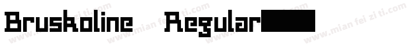 Bruskoline Regular字体转换